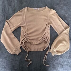 Willow Beige Knit Sweater